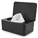 Feuchtt&uuml;cher Box, Nachf&uuml;llbare Feuchtes Box Feuchtes Toilettenpapier mit Deckel (Schwarz)
