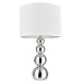 Produktbild lux.pro Tischleuchte 'Snow' 43cm Tischlampe Nachttischlampe Schreibtischlampe 1 x E14