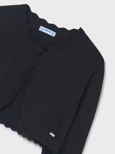 Mayoral Basic Knit Cardigan for Girls Black3