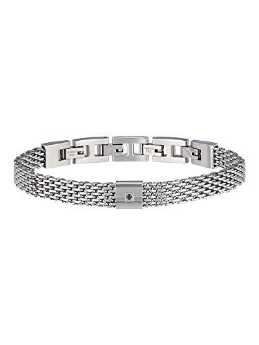 Breil Gioiello collezione BLACK DIAMOND, BRACCIALE da UOMO in ACCIAIO...