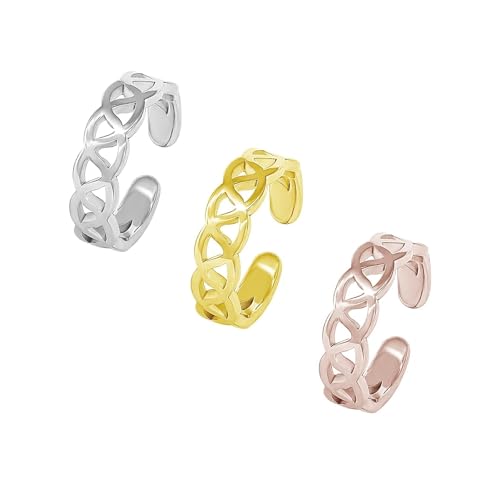 Anillo con forma de estrella en V de tamaño regulable y resistente al agua 3