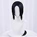TO KU TOO YUO Long Straight Black Wig Cosplay Wig Heat Resistant Synthetic Wigs + Wig Cap