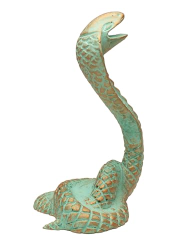 Estatua Decorativa de Cobra Egipcia Pintada a Mano miniatura 5