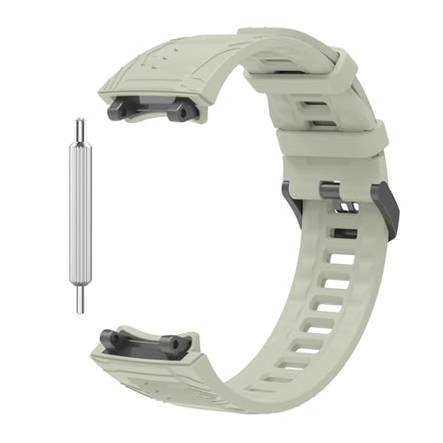TenCloud T-Rex 3 Bands Watch Strap Accessory Band Soft Silicone Sport Bands Compatible with Amazfit T-Rex 3 Smartwatch for Men