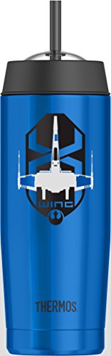 Thermos Star Wars Episode VII 16 Ounce Cold Cup with Straw, X-Wing