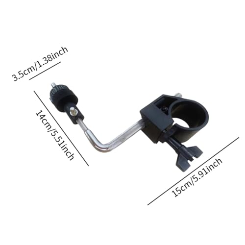 Adaptador Clamp para Rack de Batería Electrónica de Metal miniatura 5