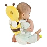 Almofada de proteção de cabeça de bebê, protetor de cabeça de bebê, mochila protetora de cabeça infantil, proteção contra quedas protetor de cabeça ajustável ABELHINHA