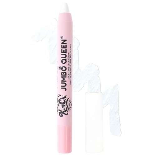 Kimchi Chic Beauty Jumbo Queen Eye Crayon, Multi-Use Cream Eyeshadow Stick, Eyeliner, Highlighter & Primer, Vitamin E Infused, Blendable Neutral Shade, Cruelty-Free, 01 Coconut