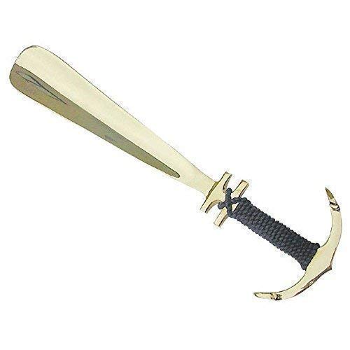 linoows Calzador, Calzador Ancla con Tipo Umwickelter Manija, Latón 26 CM Cover
