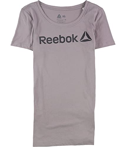 Reebok Camiseta feminina linear com gola redonda