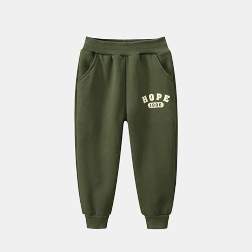 Boys Cargo Pants Cartoon Print Long Sports Trousers Fleece-Lined Comfort Winter Wear for Children2