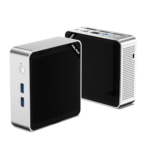 Image of PELADN WO5 Mini PC 4300U, 16GB DDR4 RAM 512GB SSD, Ryzen 4300U Desktop Mini Computers with Dual HDMI, Type-C, USB3.2, RJ45 LAN, WiFi6, BT5.3