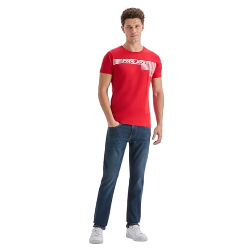 Image of Pepe Jeans Men T-Shirt|Cotton|Slim Fit