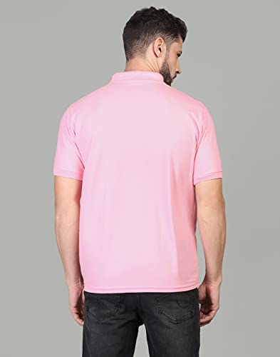 Image of INKKR Men's Casual Polo Neck Half Sleeve Solid T-Shirt (Pack-3)
