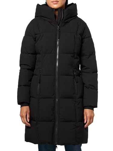 Calvin Klein Women's Zipper Hooded Puffer Coat