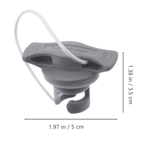 BESPORTBLE Schlauchboot Ventil - 2st Drehbare Motorhaube Kajak Ventilkappe Luftkappe Für Boote Sup Ventil Schleppbarer Rohrstopfen Beiboot Spiralstecker