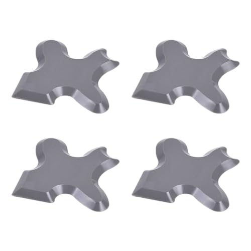 Rabrapador de pegamento, carpintería de Glue Raper - Herramienta 4x Scrappers,Raspado de ángulo múltiple de servicio pesado con borde de precisión de agarre ergonómico para calcomanías de parabrisas c