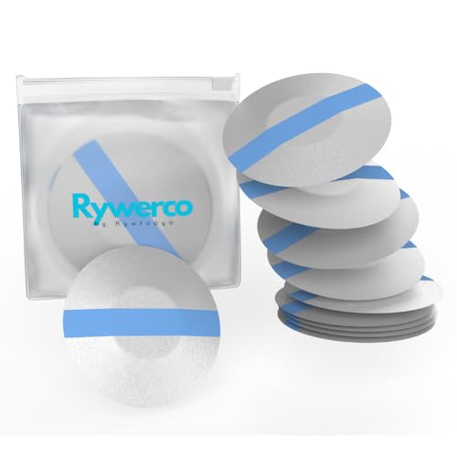 RYWERCO® 45 Parches Sensor Freestyle Libre 2 + Bolsa Almacenamiento | parches para sensor diabetes | Protector Sensor Glucosa | Protector Freestyle Libre 2 | Nueva Fórmula Mejorada.