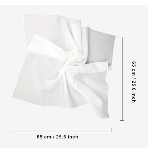 Solid Color Mulberry Silk Scarf 25" Square Scarf Neck Scarf Hair Head Breathable Lightweight for Women4