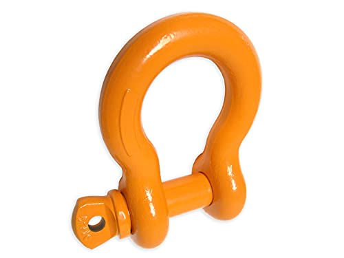 3/8 Screw Pin | Anchor Shackle | 2 Ton Rating | Lifting Clevis | Rigging Attachment | Towing and Recovery | Universal Fitting