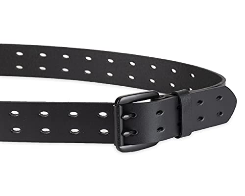 Levi's Women's Fully Adjustable Perforated Leather Casual Jean Belt with Double Prong Buckle3