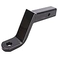 Angcosy Trailer Hitch Mount, Durable Steel Construction, Fits 2-Inch Receiver, 5,000 lbs Towing Capacity, 6" Drop, 4-3/4" Rise