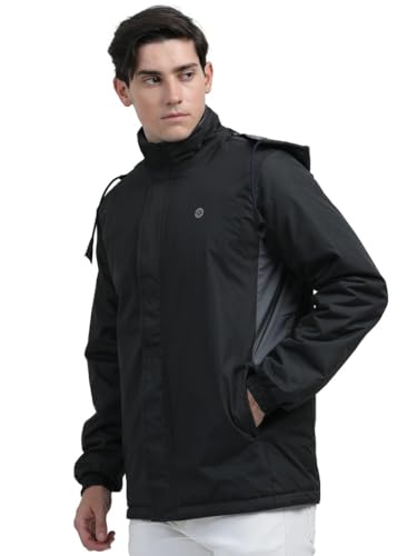 Image of Men's Waterproof Winter Jacket | Reversible & Removable Hood | 99% Water-Resistant | Heavy-Duty Warm Jacket with 4 Pockets