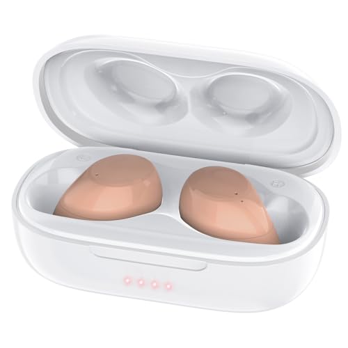 Mini Hearing Aids, AOOTSMILE Mini Hearing Amplifiers for Adults with Noise Cancelling,OTC 16 Channels in-The-Ear Digital Rechargeable Hearing Aid for Seniors Into Ear No Squealing, 3 Scene Modes