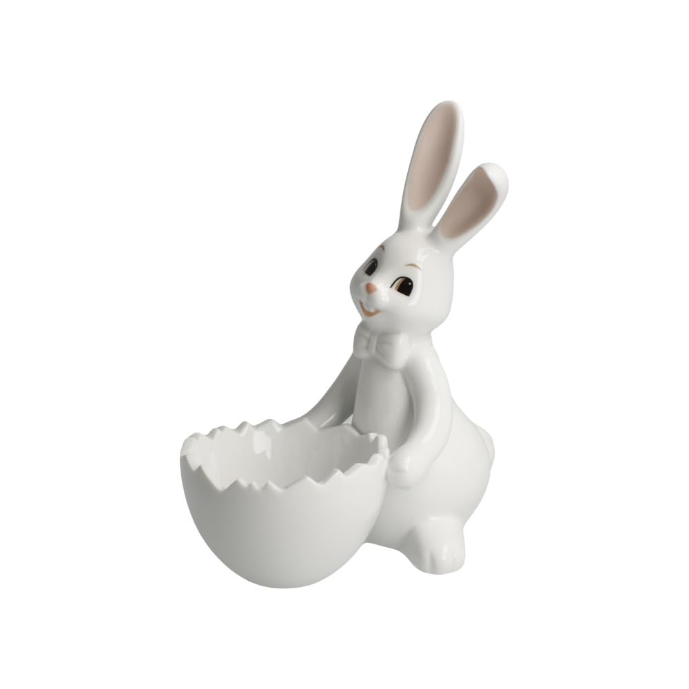 Goebel Lapin avec Bol Sweet Boy en porcelaine haut de gamme blanche style intemporel