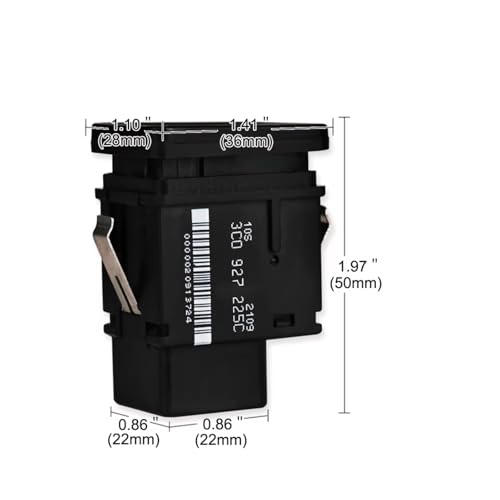 Boton interruptor de freno de mano electronico para solucionar fallo EPB en Passat R36 y CC 2