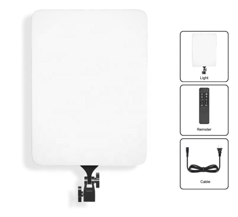 Image of GiftMax RL-16 16 inch LED Video Soft Light Panel, 50W for Studio Photography | Video Recording | Conference | YouTube,2700K-5700K CRI95+ | with Remote Control