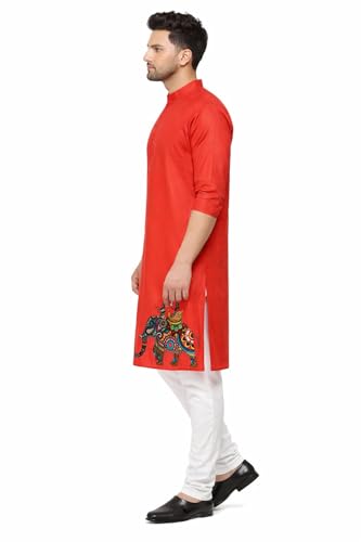 Image of Men's Digital Printed Kurta for Festival