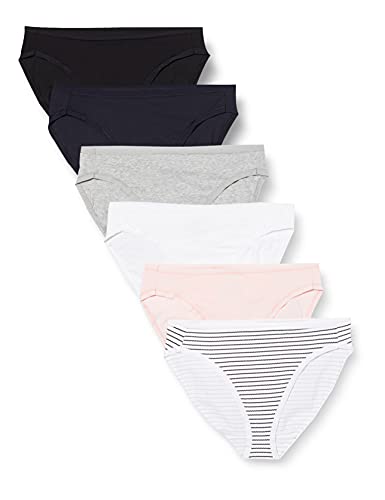 Image of Amazon Essentials Women's Cotton Stretch High-Cut Bikini Panty