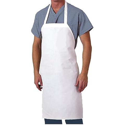 Aunt Martha's White Cotton Kitchen Apron Cover