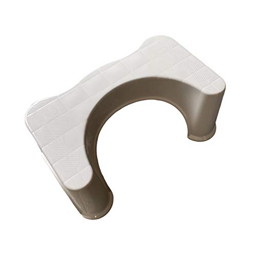 ASPIRE UK Squatting Toilet Stool 7 inch Non-Slip Bathroom Step Up Stool Relieves Constipation Bloating | Aligns the Colon for Faster Easier Relief | Proper Toilet Posture for Healthier Results