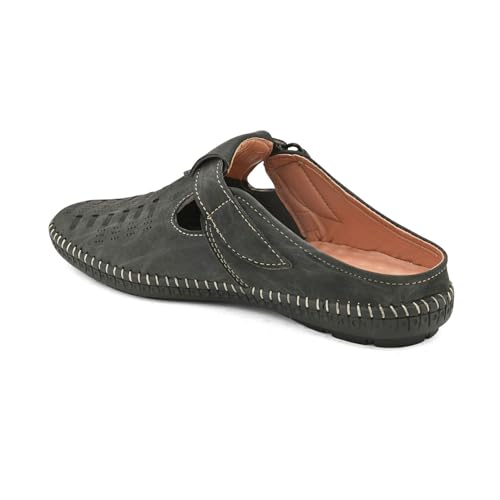 Image of Centrino Men's Fisherman Sandals | Sporty & Casual Summer Footwear | Adjustable Fit with soft cushion Padding | Closed-Toe Comfort & Durability (9285)