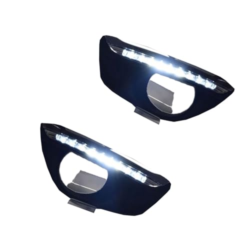 Cubiertas for faros antiniebla DRL Hyundai Santa Fe tiras de luz blanca 12V recambio