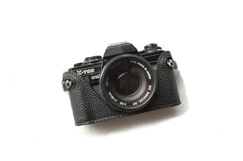 MINOLTA x-700 カバー付き Amazon | Funper MINOLTA X700 専用 ブルタイプ 本革 ボディ