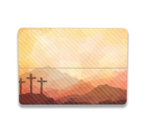 Image of MightySkins Carbon Fiber Skin Compatible with Microsoft Surface Laptop Studio 2 (2023) Full Wrap Kit - Salvation | Protective, Durable Textured Carbon Fiber Finish | Easy to Apply | Made in The USA