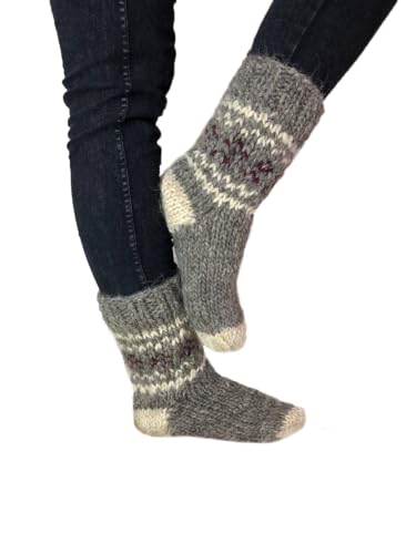 100% Sheep wool socks handmade//Extra Thick//Large Sizes//pure wool socks//Bed wool socks Organic wool//Christmas gift