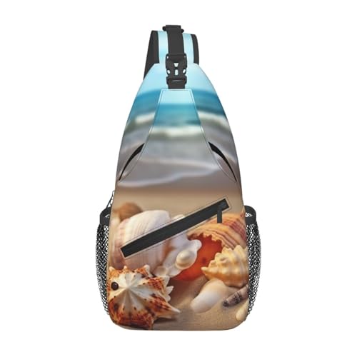 Sling Bag Negro para Hombre y Mujer, Mochila Urbana