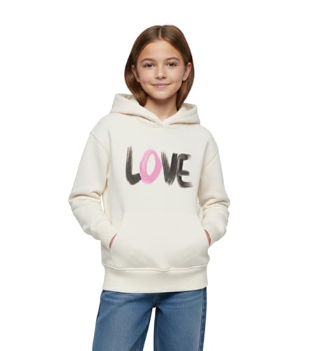 Alan Jones Clothing Girls Oversized Hoodie | Printed Sweatshirt | Casual Winter Wear | Age 6–16 Years