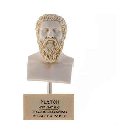 Plato Alabaster Bust Sculpture by BeautifulGreekStatues Cover