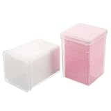 FIXOSHEE 2 scatole Dischetti Pulizia e Colla Ciglia Finte Salviette Usa e Getta per Rimozione Veloce e Sicura e Smalti per Uso Professionale e Domestico