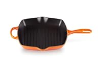 Le Creuset Signature Cast Iron Square Grillit, 26 Cm, Volcanic