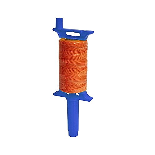 Faithfull FAIBLDISPHD Dispensador de Línea para Ladrillos con Cuerda de Nylon Trenzado de Alta Visibilidad 100 m Resistencia a la Rotura 26.4 kg, Naranja/Rosa o Amarillo miniatura 1
