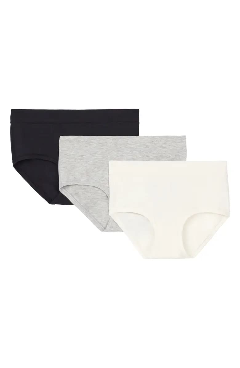 Cuddl DudsWomen's Underwear Soft and Breathable Comfy Hipster Panties 3-Pack Multipack