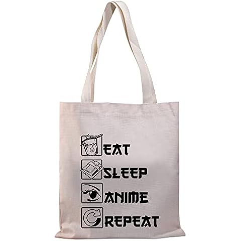PLITI Anime Canvas Tote Bag for Fans Cover