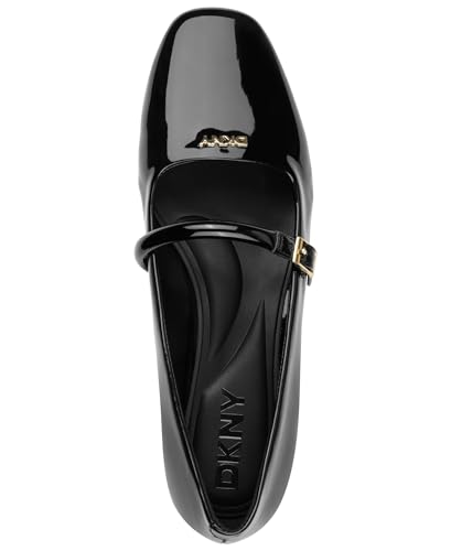 DKNY Women's Danita Ballet Flat with Belt Strap Sandal3