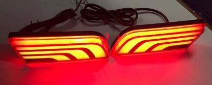 Image of UBH Professional Quality Car LED Brake Reflector Light With Flowing Design for Back Bumper (Scorpio Type E)